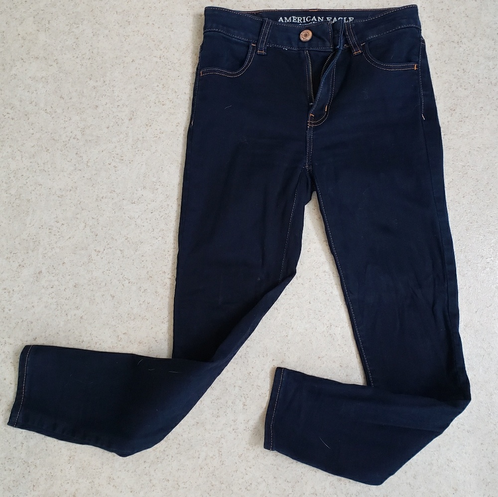 AE super super stretch cropped jeans
